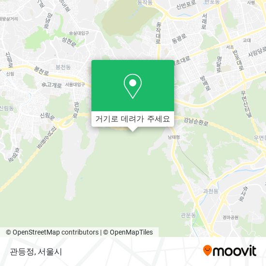 관등정 지도