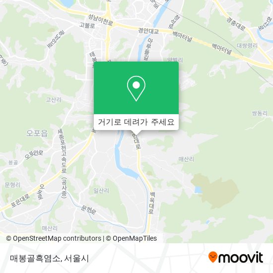 매봉골흑염소 지도