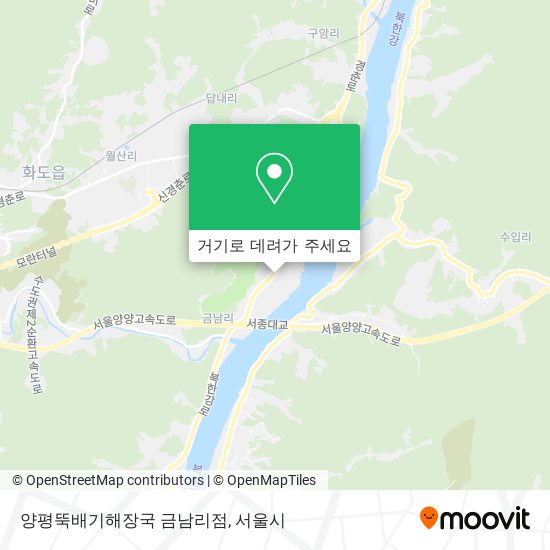 양평뚝배기해장국 금남리점 지도