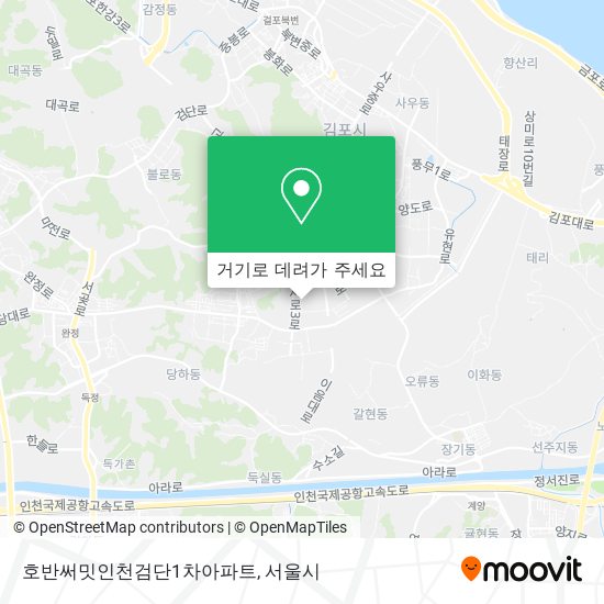 호반써밋인천검단1차아파트 지도