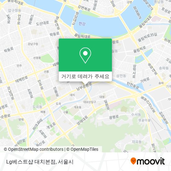 Lg베스트샵 대치본점 지도