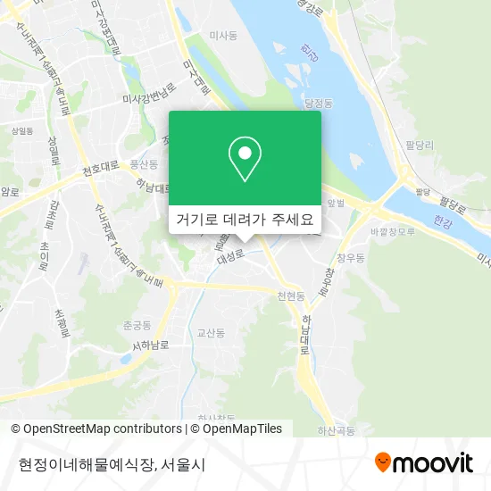 현정이네해물예식장 지도
