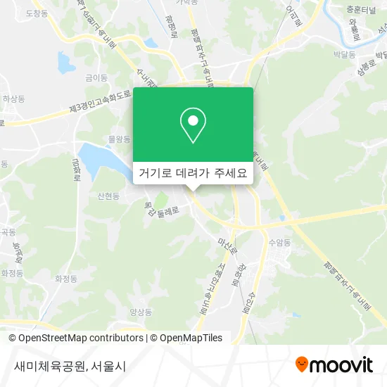 새미체육공원 지도