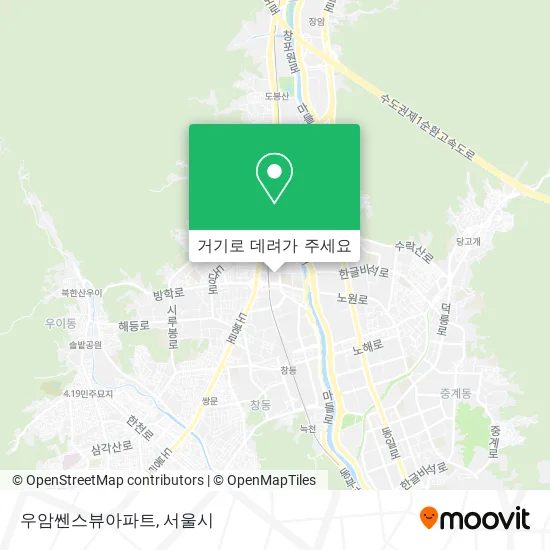 우암쎈스뷰아파트 지도