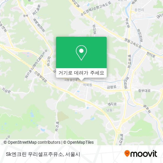 Sk엔크린 우리셀프주유소 지도