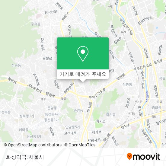 화성약국 지도