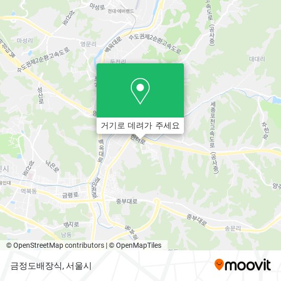 금정도배장식 지도