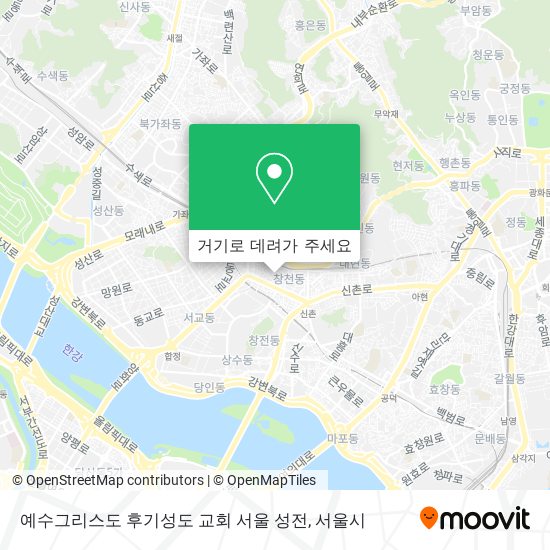예수그리스도 후기성도 교회 서울 성전 지도