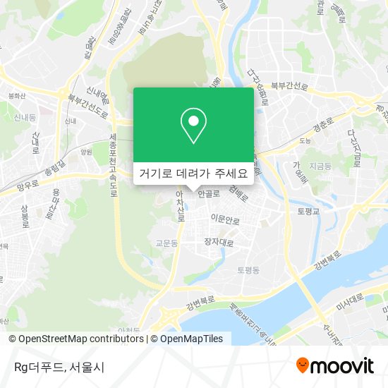 Rg더푸드 지도