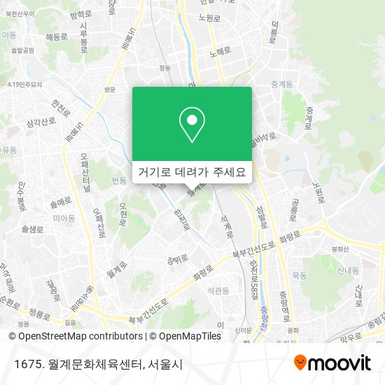 1675. 월계문화체육센터 지도