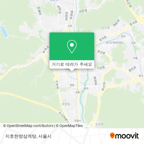 지호한방삼계탕 지도