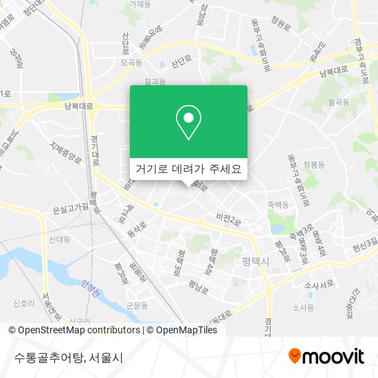 수통골추어탕 지도