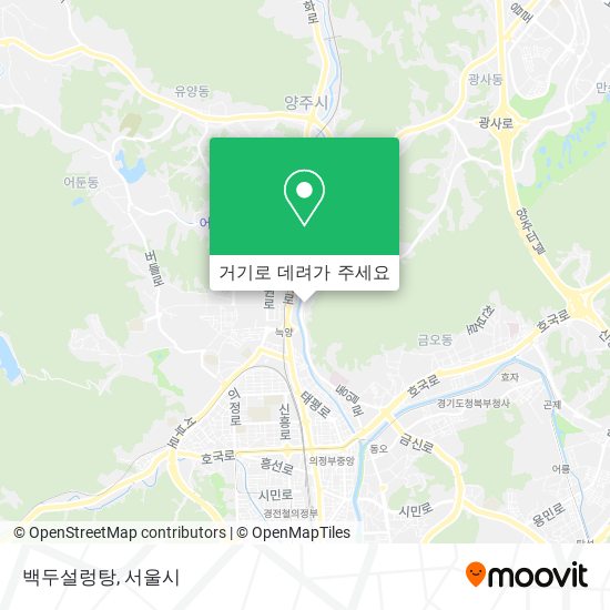 백두설렁탕 지도
