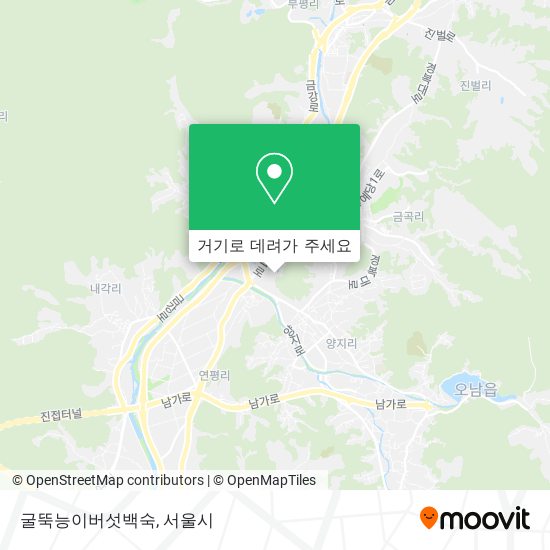 굴뚝능이버섯백숙 지도