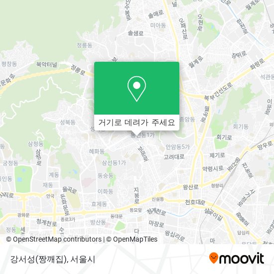 강서성(짱깨집) 지도