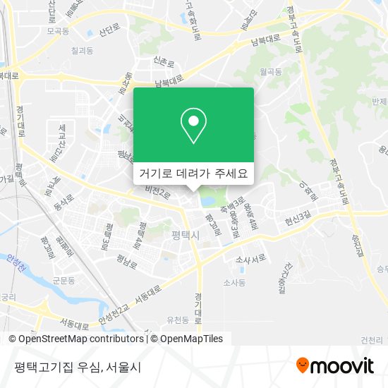 평택고기집 우심 지도