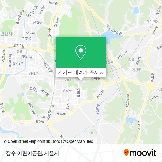 장수 어린이공원 지도