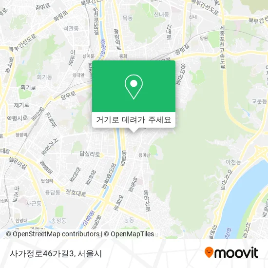 사가정로46가길3 지도