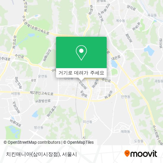 치킨매니아(삼미시장점) 지도