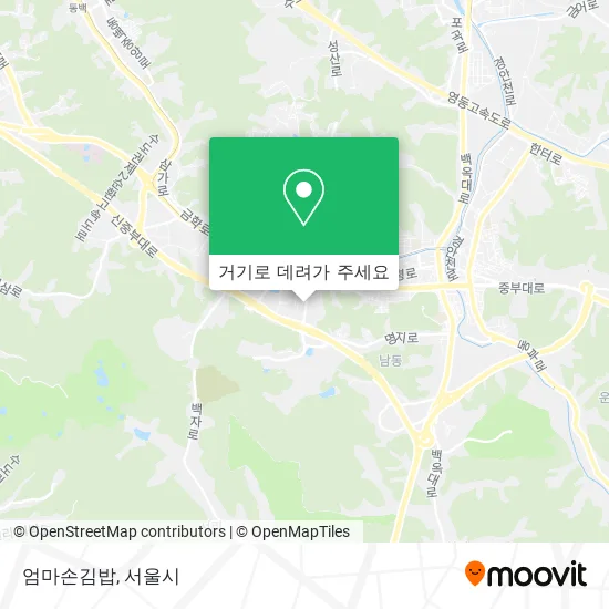 엄마손김밥 지도