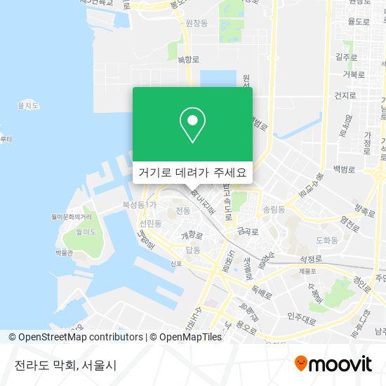 전라도 막회 지도