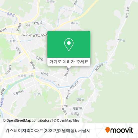 위스테이지축아파트(2022년2월예정) 지도