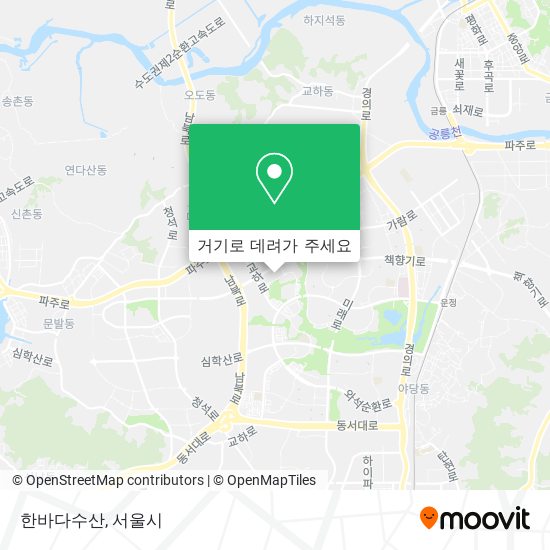 한바다수산 지도