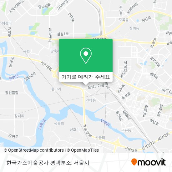 한국가스기술공사 평택분소 지도