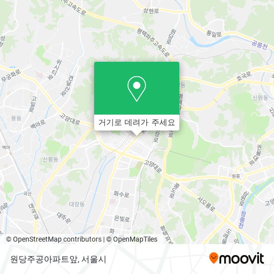 원당주공아파트앞 지도