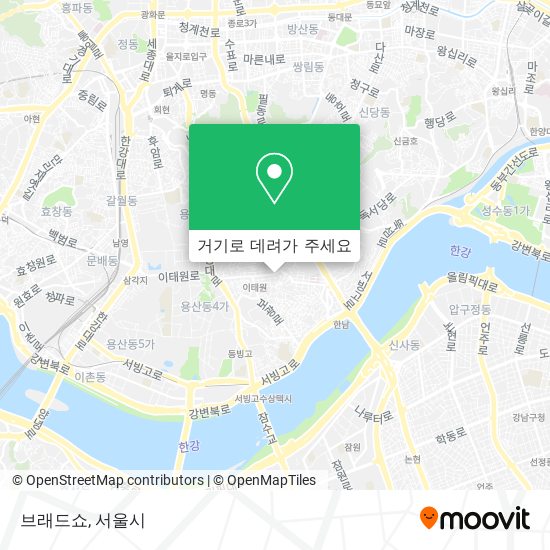 브래드쇼 지도