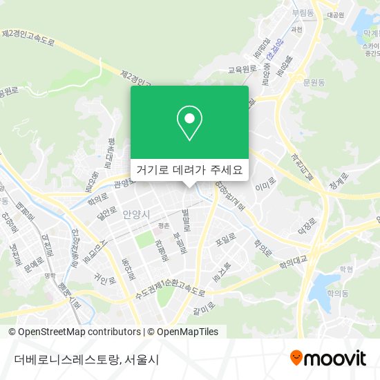 더베로니스레스토랑 지도