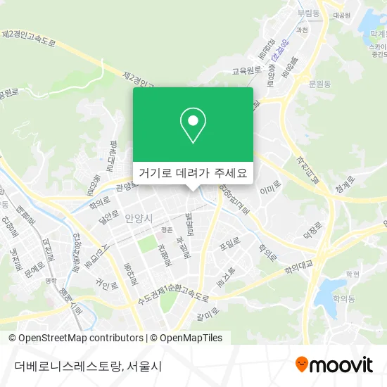 더베로니스레스토랑 지도