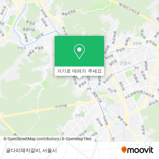 굴다리돼지갈비 지도