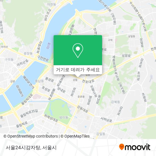 서울24시감자탕 지도