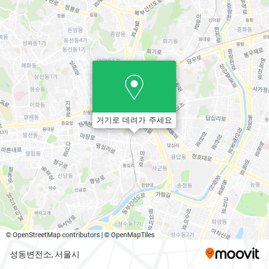성동변전소 지도