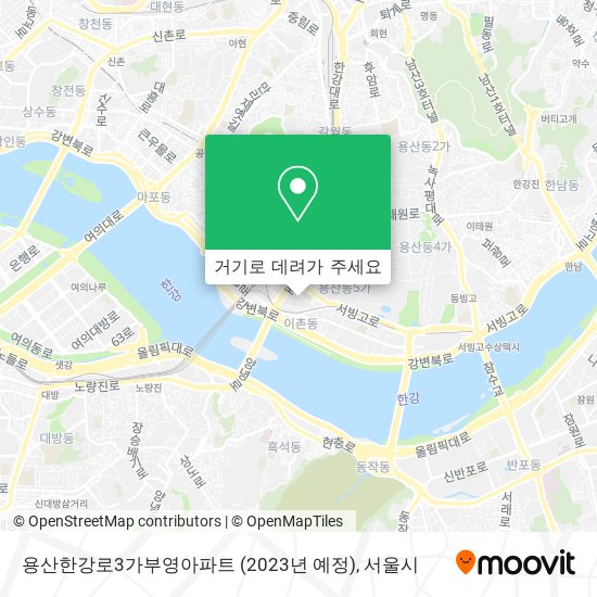 용산한강로3가부영아파트 (2023년 예정) 지도