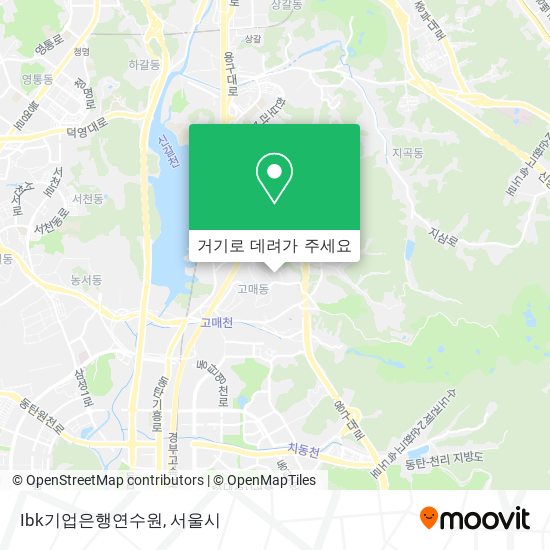 Ibk기업은행연수원 지도