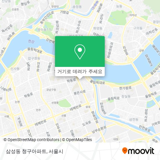 삼성동 청구아파트 지도