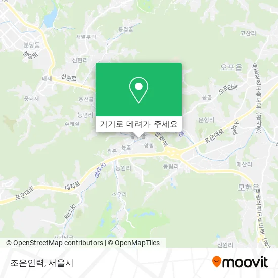 조은인력 지도