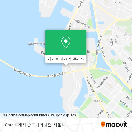 Gs더프레시 송도마리나점 지도