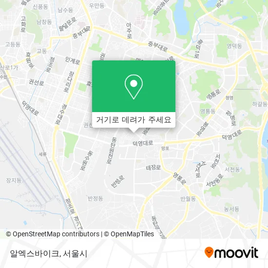 알엑스바이크 지도