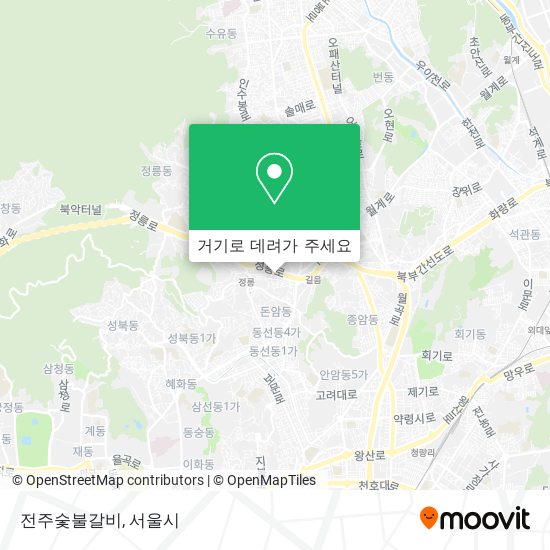 전주숯불갈비 지도