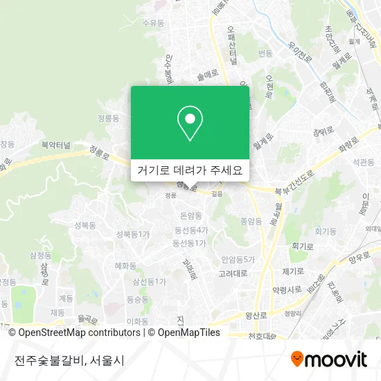 전주숯불갈비 지도