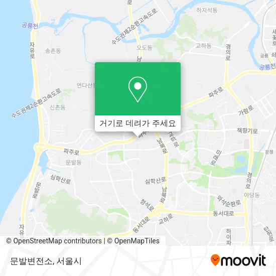 문발변전소 지도