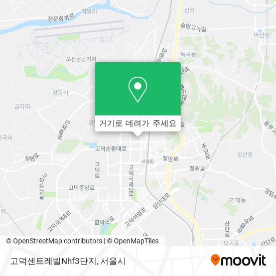 고덕센트레빌Nhf3단지 지도
