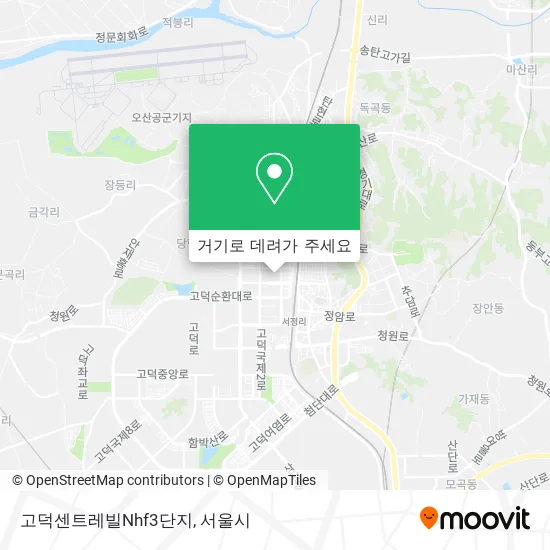 고덕센트레빌Nhf3단지 지도