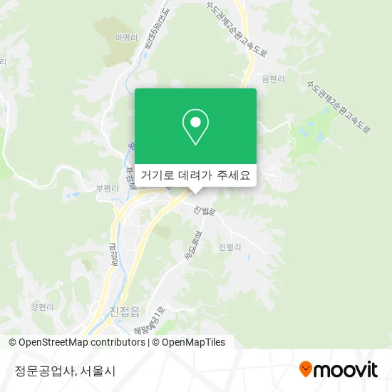 정문공업사 지도