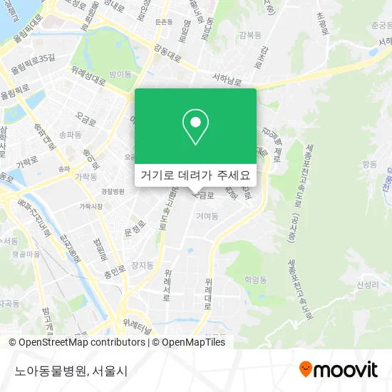 노아동물병원 지도