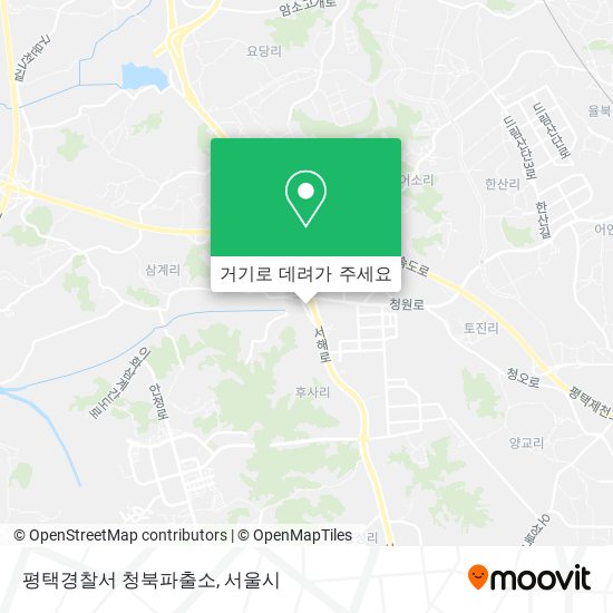 평택경찰서 청북파출소 지도