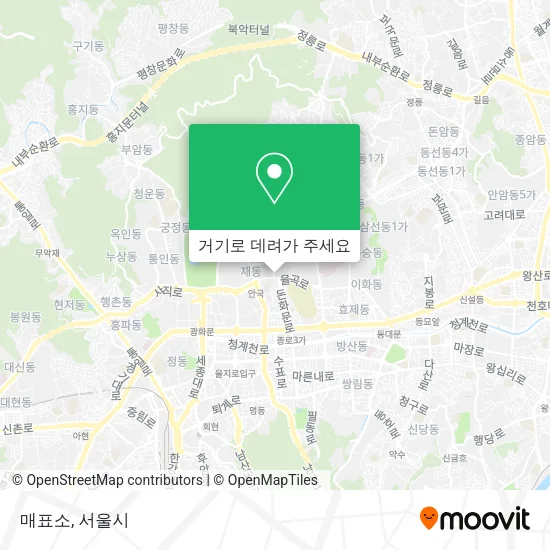 매표소 지도